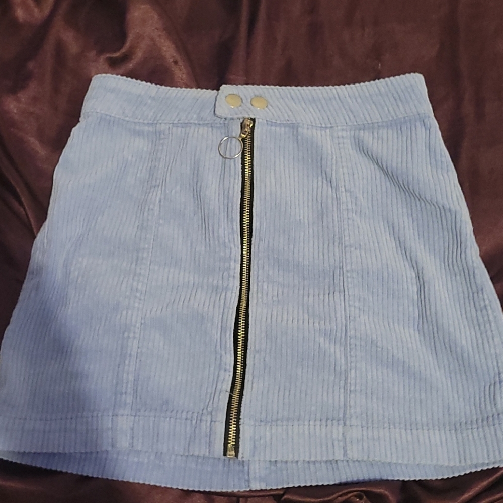Blue skirt